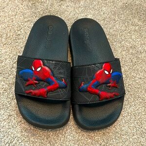Adidas Marvel superhero Spiderman adilette slides sandals 11